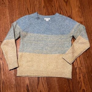 Cupcakes and Cashmere Colorblock Knit Sweater | Cozy Soft Pullover | XS